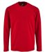T-shirt manches longues pour homme - 02074 - rouge