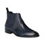 Mens Full Grain Leather Ankle Boots Dark Blue Mascot-1
