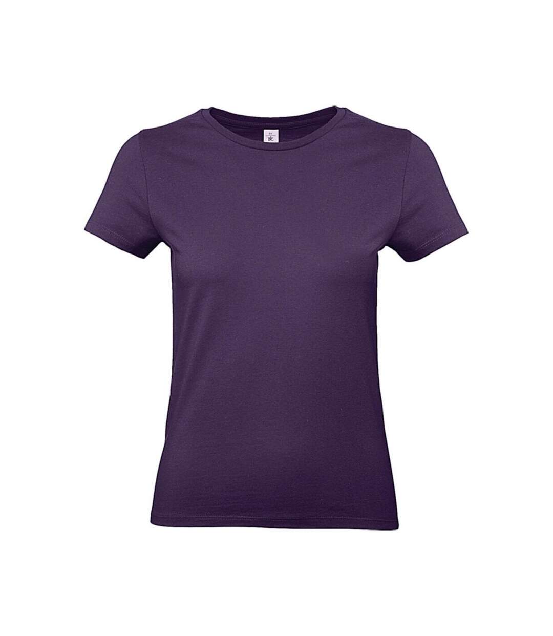 T-shirt #e190 Femme Violet B&C-1