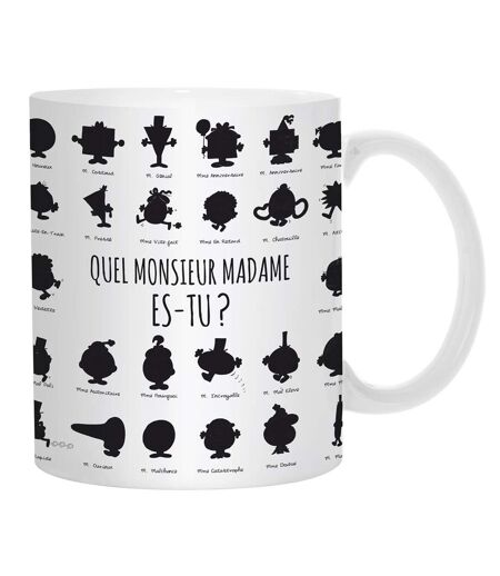 Mug thermo réactif MONSIEUR MADAME 30 cl