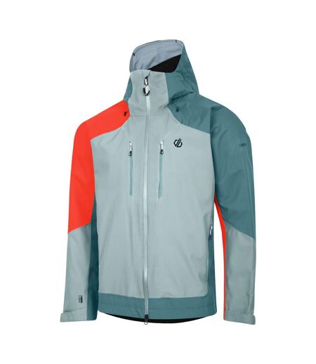 Mens Arising Waterproof Jacket Trail Blaze Orange Slate Mediterranean Green Dare 2B