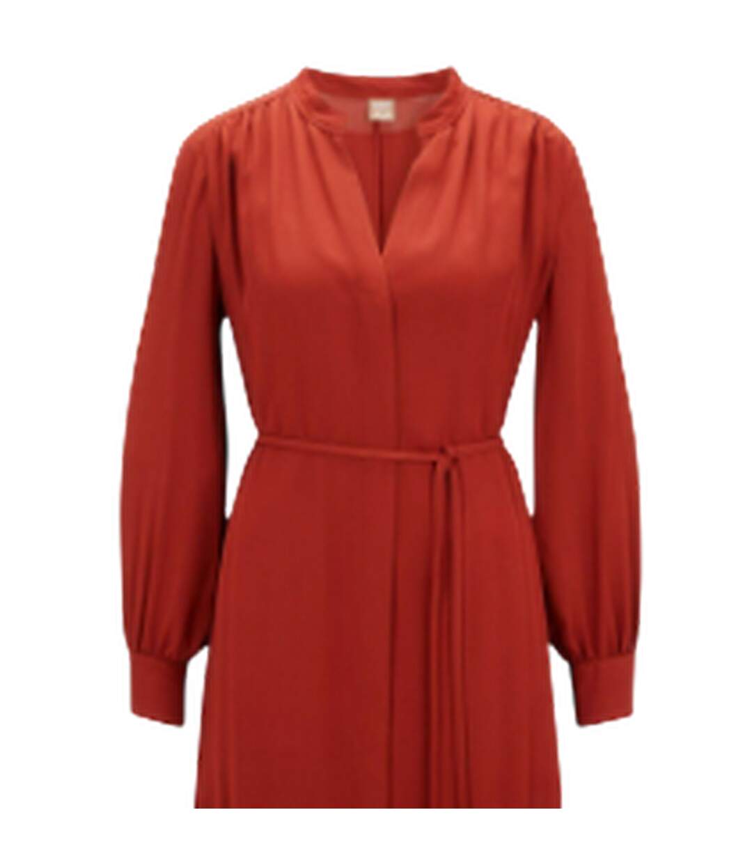 Robe Mi-longue Dibanora Femme Rouge Boss-3
