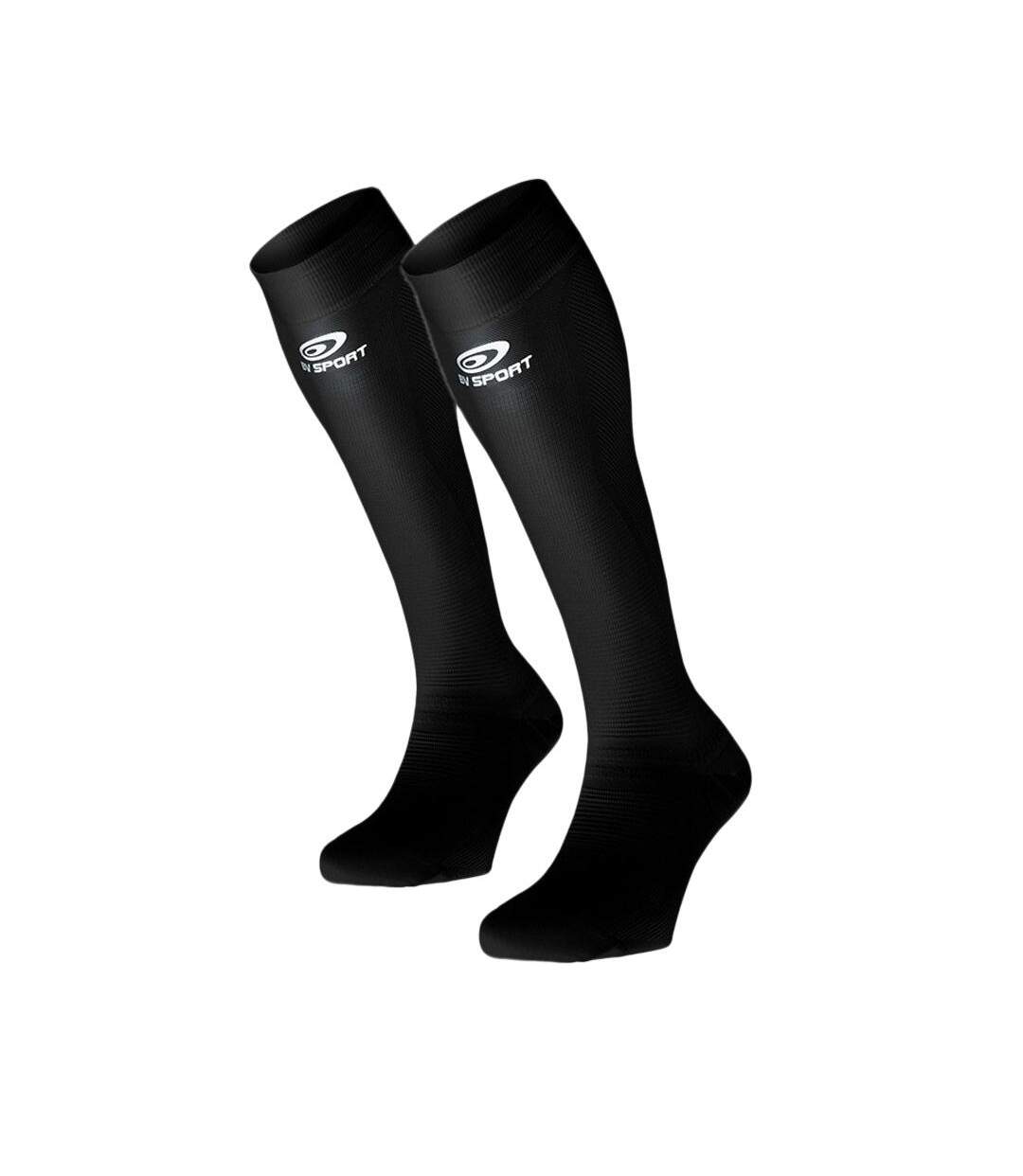 Chaussettes de compression noir bv sport prorecup evolution - xl-1