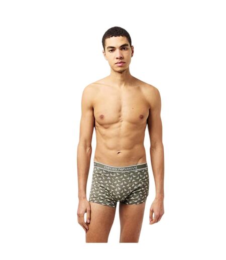 Lot De 3  Boxers Core Homme Noir Vert Imprimé Emporio Armani