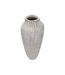 Vase Déco en Résine Stiky 50cm Or & Blanc-2