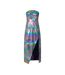 Robe Longue Motif/style Métallisé Femme Argenté Arc-en-ciel AmyLynn-1