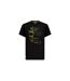 T-Shirt col rond avec tête de mort motif camouflage CONNOR-2