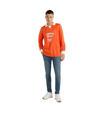 Mens Football Shirt Bright Orange Umbro
