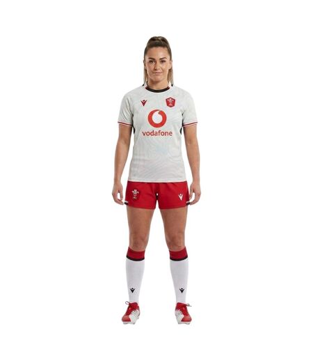 Haut De Rugby Motif/style Wales Ru 25/26 Femme Noir Macron