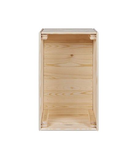 Cagette en Bois Silver 65cm Naturel