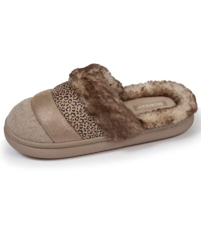 Isotoner Chaussons Mules femme semelle bloup extra confort