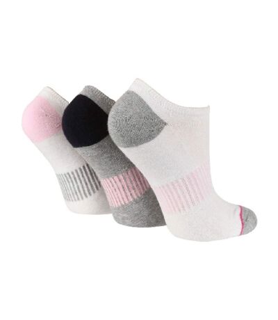 Wild Feet - 3 Paires Femme Sport Chaussettes | Chaussettes Courtes Bambou