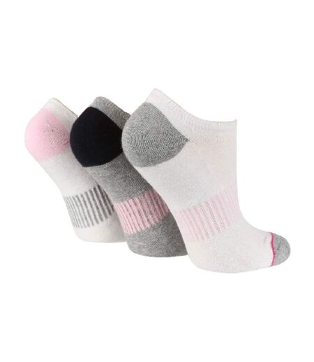 Wild Feet - 3 Paires Femme Sport Chaussettes | Chaussettes Courtes Bambou
