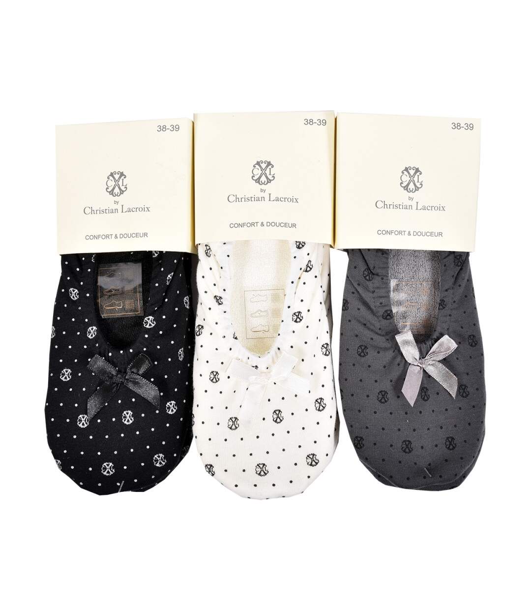 Pantoufles Femme CHRISTIAN LACROIX Confort Premium - Pack de 3-2