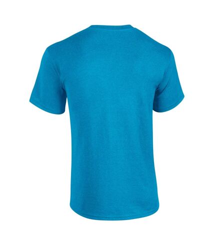 Gildan Mens Heavy Cotton Short Sleeve T-Shirt (Heather Sapphire)
