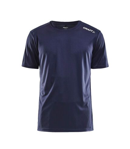 Craft Mens Rush Short-Sleeved T-Shirt (Navy)
