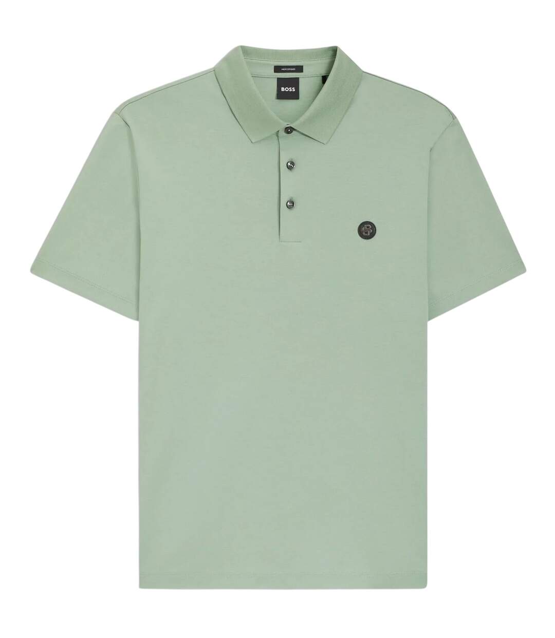 Mens Parris Monogram Polo Shirt Green Boss-1