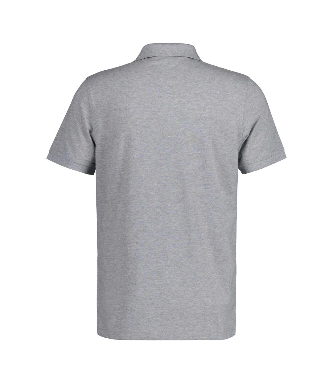 Polo Style Ton Sur Ton Shield Homme Gris Gant-3