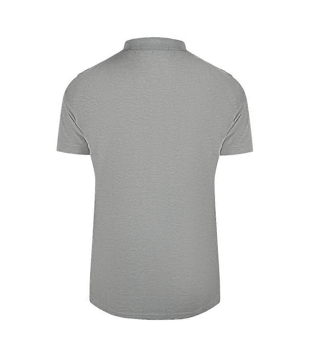 Unisex Adult Taped Shoulders Polo Shirt Grey Cavalli Class-2
