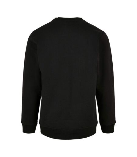 Sweat-shirt À Col Ras Du Cou De Base Pour Hommes Noir Build Your Brand