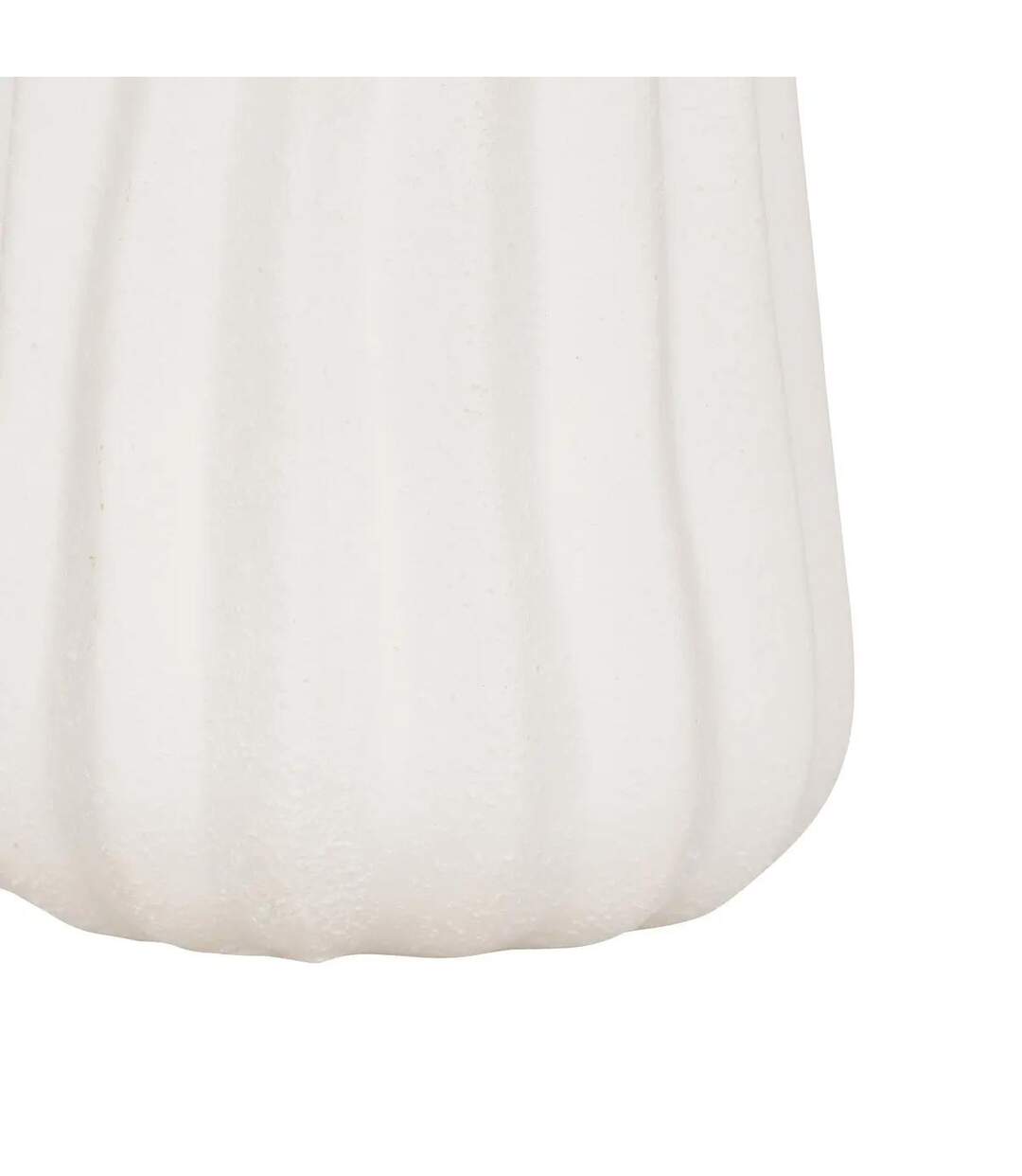 Vase Design en Céramique Fernan 30cm Blanc-3