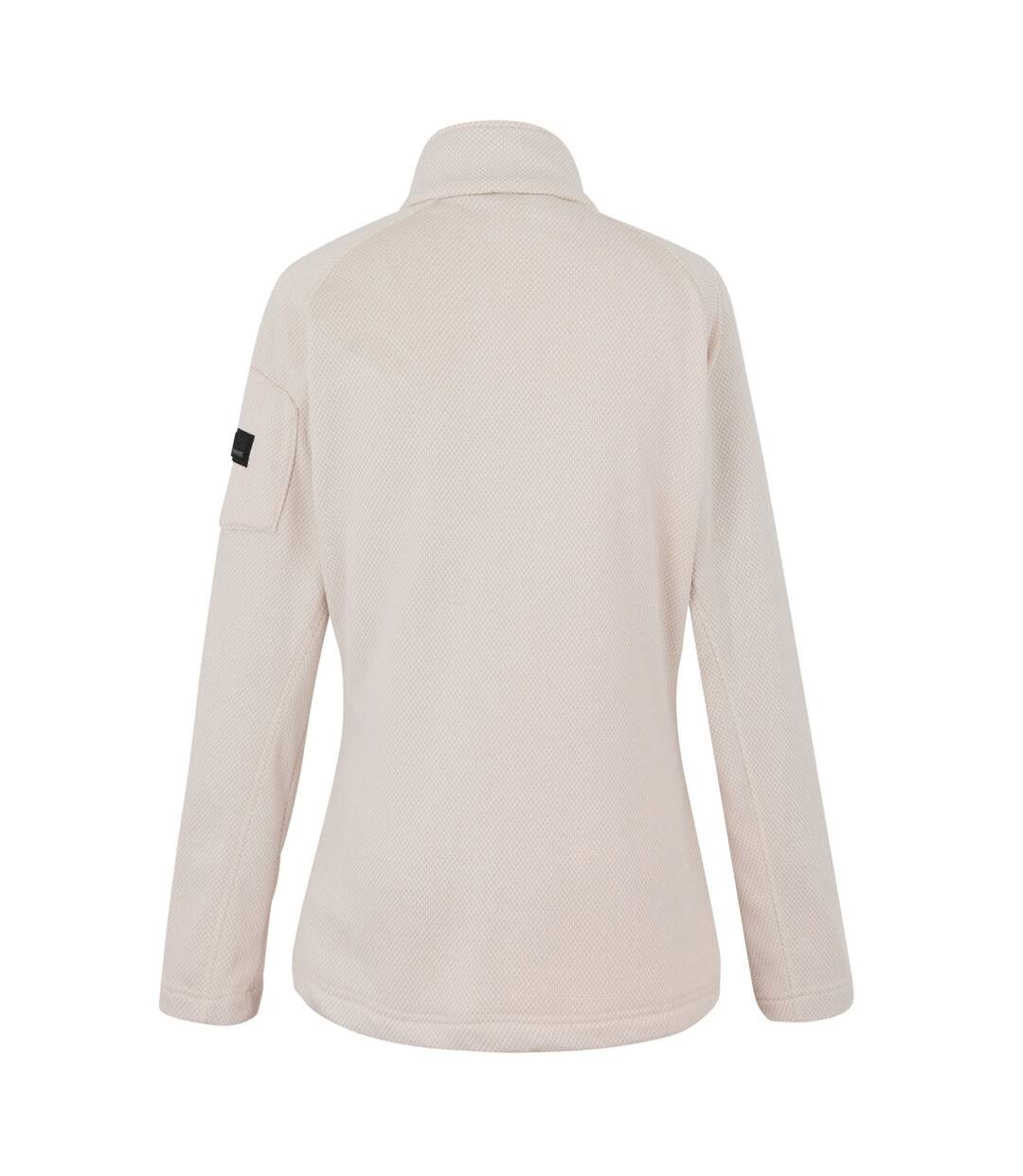 Veste Polaire Col Montant Liliena Femme Blanc Blanc Cassé Regatta-3
