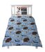 Reversible Duvet Set Blue White Brown The Secret Life Of Pets-2