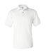 Polo Homme Blanc Gildan-1