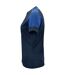 Womens/ladies T-shirt Navy Cobalt Printer PRIME-2