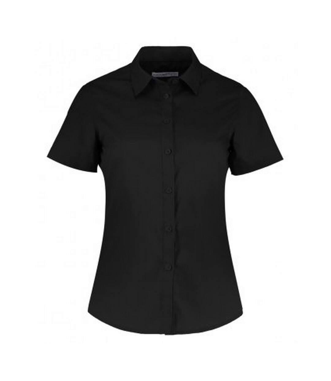 Chemisier poplin femme noir Kustom Kit