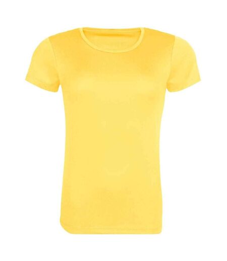 Awdis Womens/Ladies Cool Recycled T-Shirt (Sun Yellow) - UTPC4715