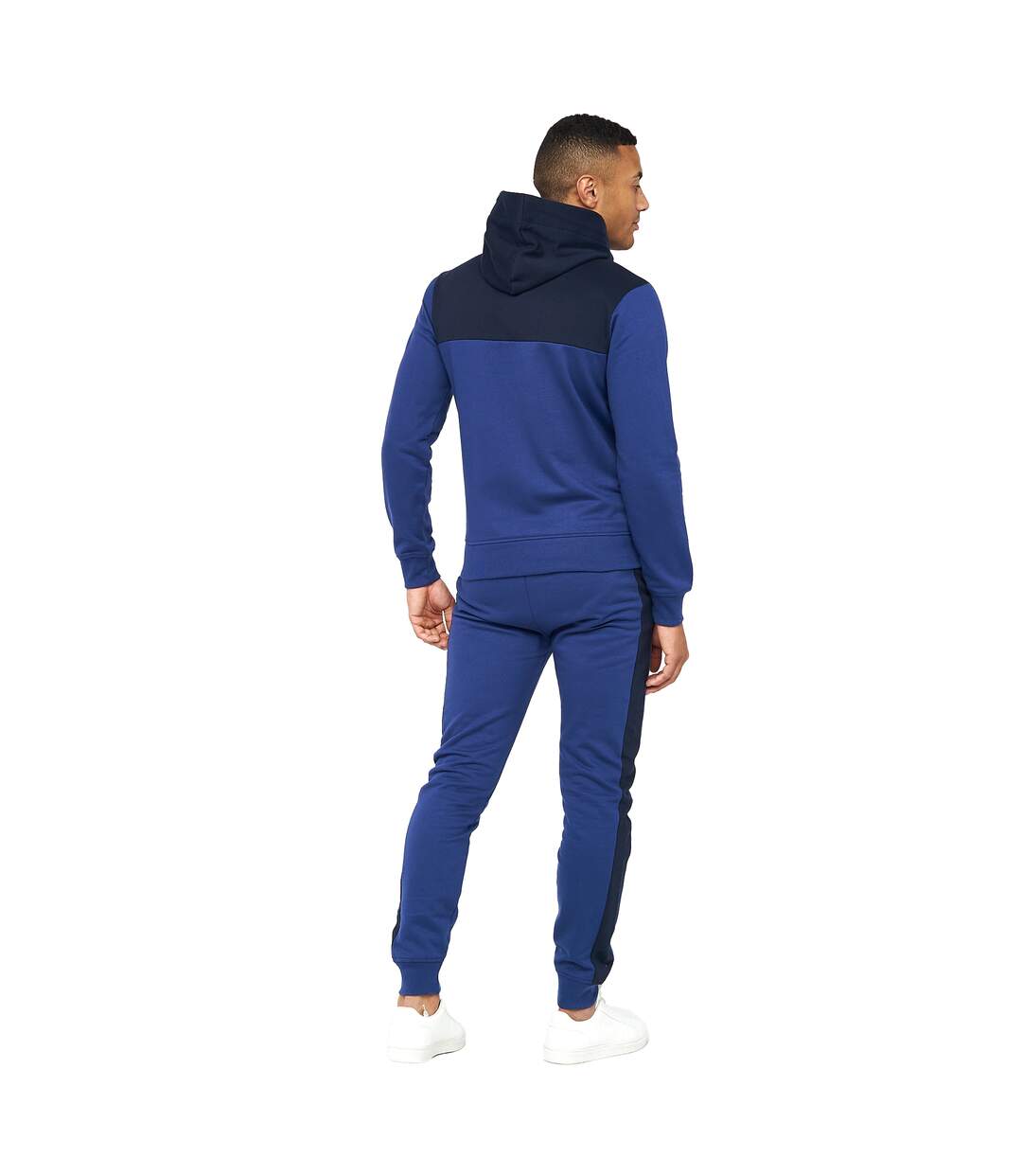 Sweat à capuche lehmann homme bleu nuit Born Rich-2