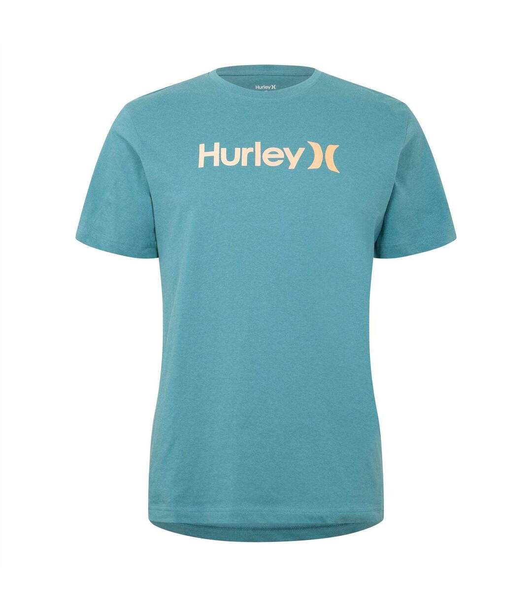 T-shirt Motif/style Gros Logo Homme Vert Hurley-1