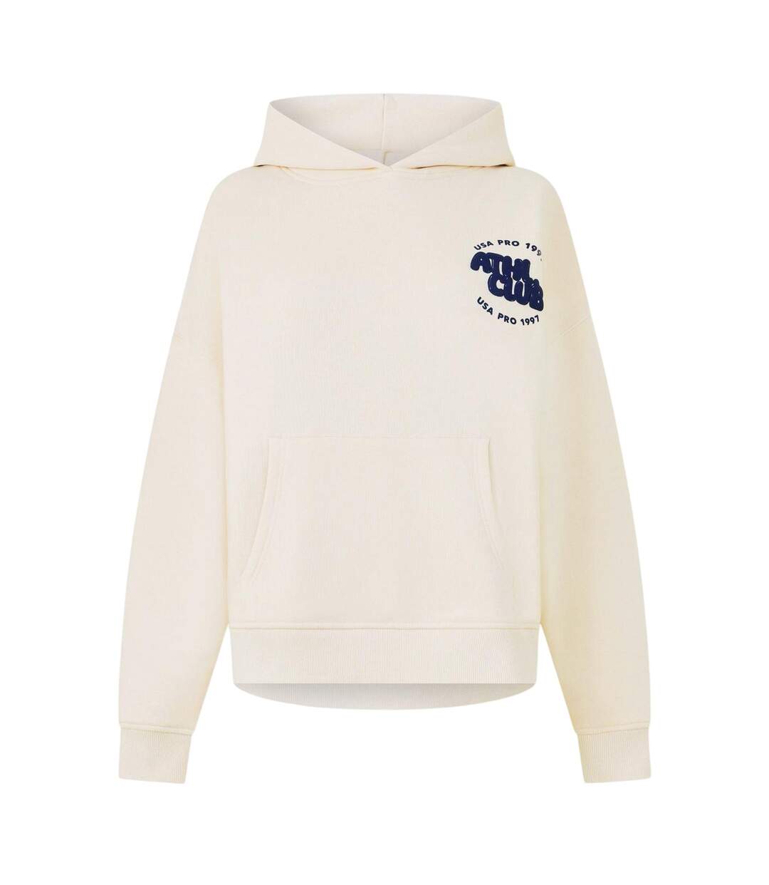 Unisex Adult Oversized Hoodie Cream USA Pro-1