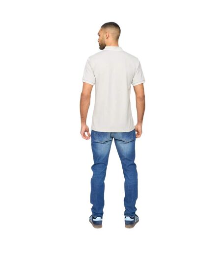 Mens Elverton Polo Shirt Light Grey Bewley & Ritch