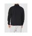 Sweatshirt À Fermeture Zippée 1 Quart Homme Noir Fruit Of The Loom-1
