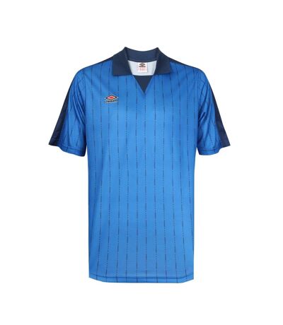 Polo bleu homme umbro linear prt - l