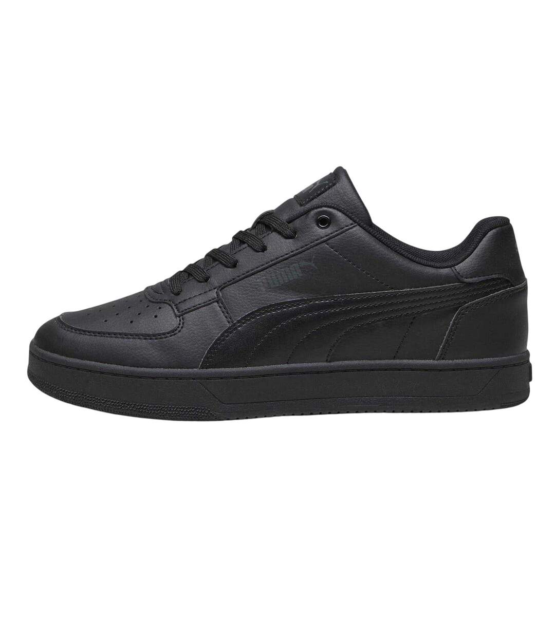 Mens Caven 2.0 Logo Trainers Triple Black Puma-2