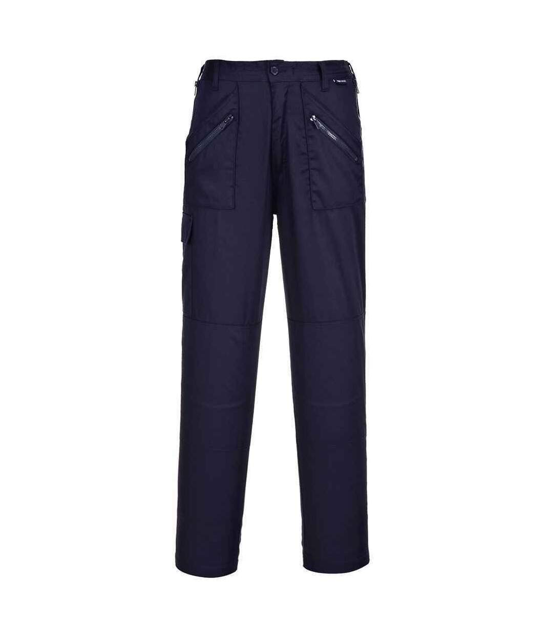 Womens/ladies Cargo Trousers Navy Portwest-2
