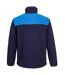 Mens pw2 fleece jacket navy/royal blue Portwest-3