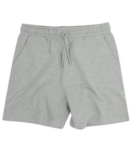 Skinni Fit Unisex Adult Fashion Sustainable Sweat Shorts (Heather Grey) - UTRW8575