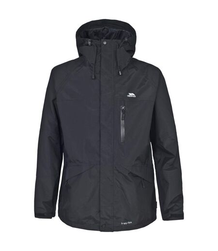 Corvo manteau imperméable homme noir Trespass