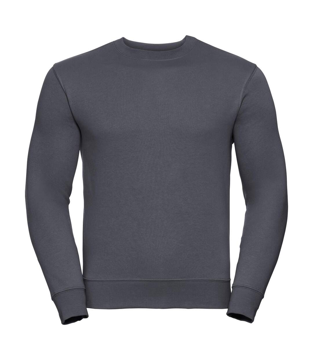 Sweat-shirt Authentique Pour Hommes Coupe Plus Fine Gris Foncé Russell-1