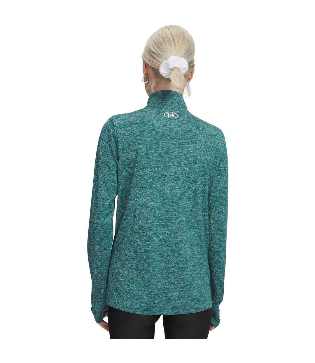 Haut Motif/style Texturé Tech Femme Vert Under Armour-2