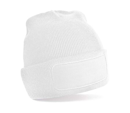 Bonnet avec patch - Adulte - B445 - blanc