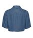 Chemise Motif/style Court Femme Bleu Moyen Tommy Jeans-3