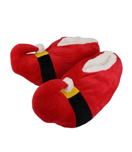 Unisex Christmas Soft Santa Slippers