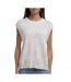 Pull sans manches blanc femme teddy smith eva-1