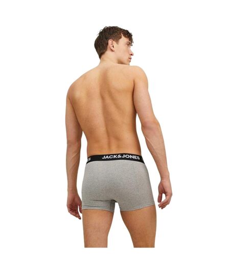 Lot De 3  Boxers Anthony Homme Noir Bleu Marine Gris Jack And Jones