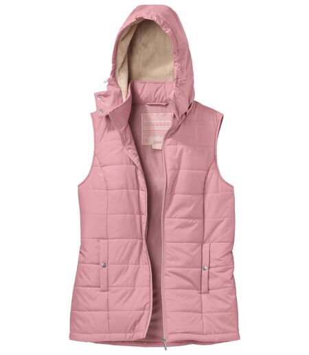 Women's Pink Padded Gilet